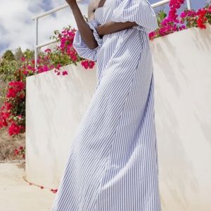 Tuckernuck Blue Stripe Kenner Dress